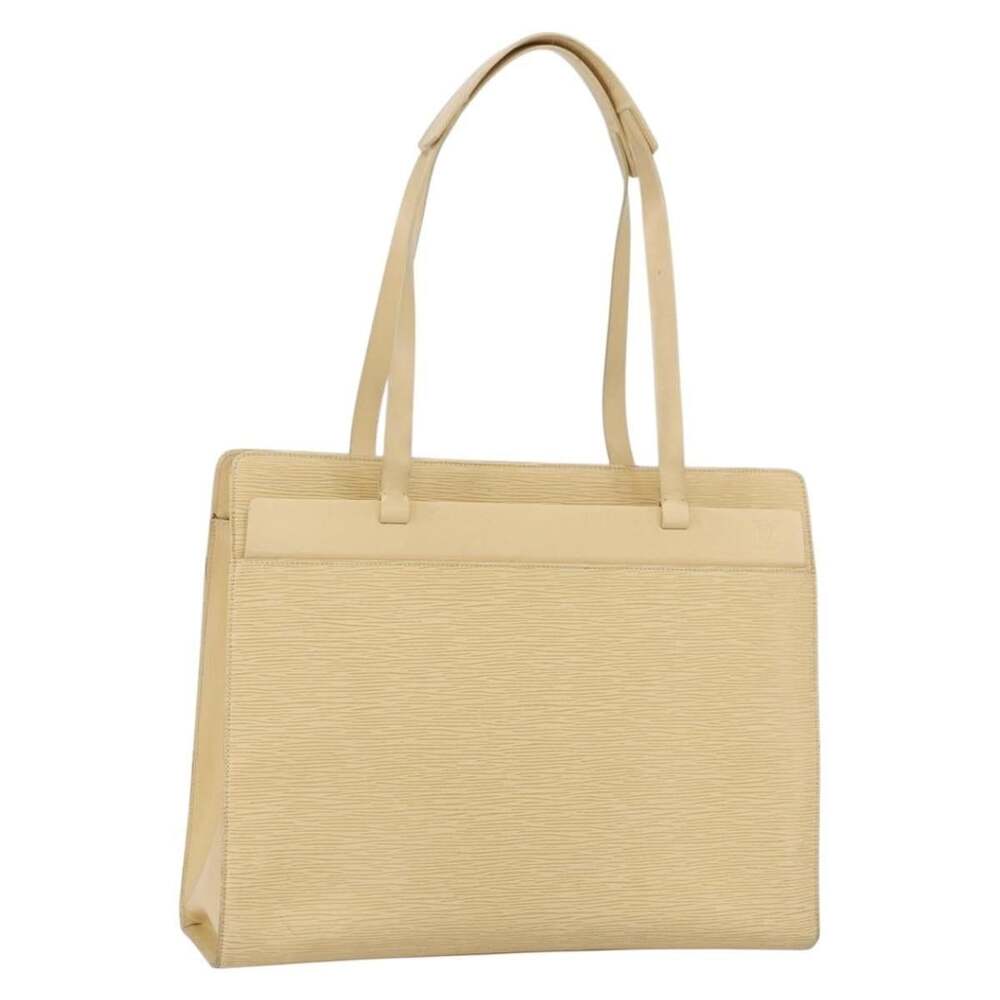 Louis Vuitton Epi Croisette GM Tote Bag Vanilla White